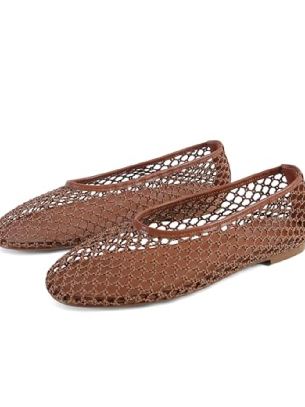 Women's Mesh Ballet Flats Slip On Round Toe Breathable Casual Office Shoes